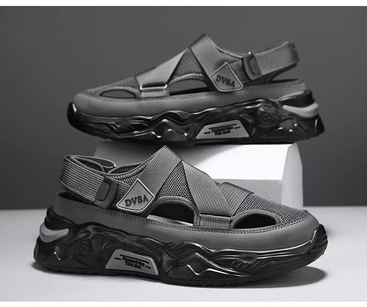 Men's Summer Platform Lightweight Non-slip Breathable Mesh Sandals