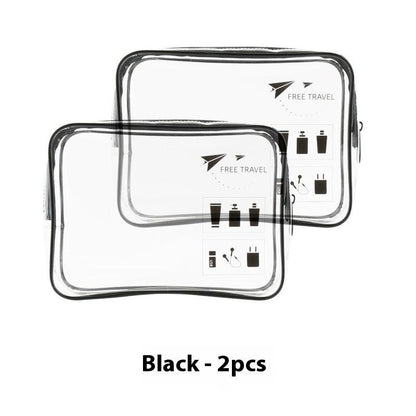 Multi-functional Transparent Travel Waterproof Portable Aviation Plastic Bag - Hipster Collections