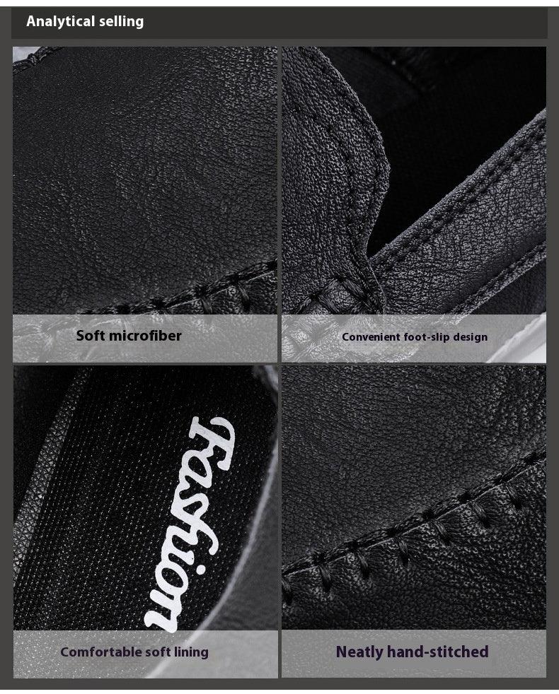 Summer Men's Slip-on Lofter Trendy British-style Casual Shoes - Hipster Collections