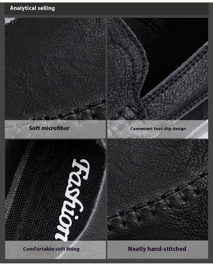 Summer Men's Slip-on Lofter Trendy British-style Casual Shoes - Hipster Collections