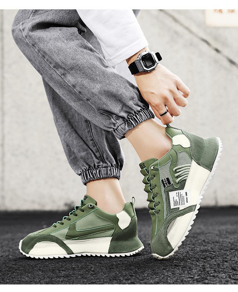 Breathable Casual Versatile Sneaker Men's Work Driving Work Platform Dad Shoes - Hipster Collections