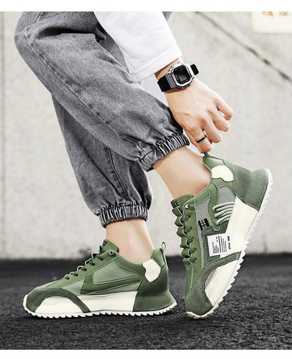 Breathable Casual Versatile Sneaker Men's Work Driving Work Platform Dad Shoes - Hipster Collections