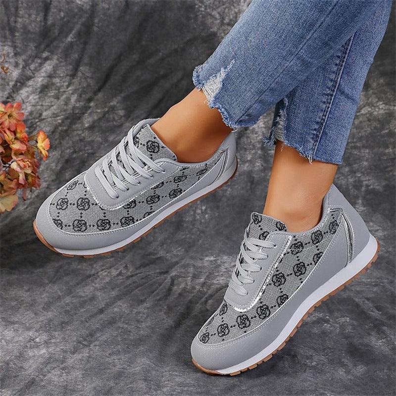 Lace-up Sneakers for Walking - Hipster Collections