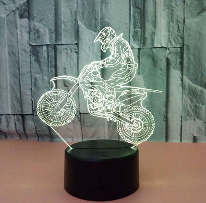 New Style Motorcycle 3D Lamp