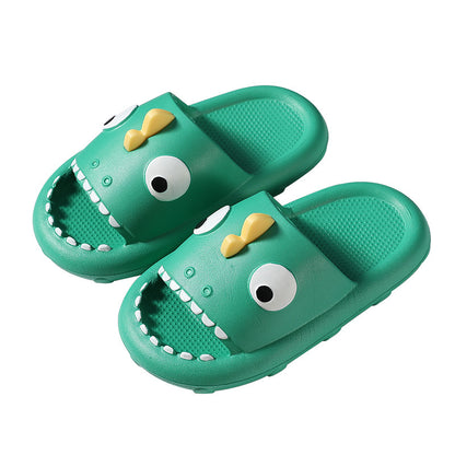 Unisex Shark Slippers For Kids Toddler Non Slip Children Shower Shoes