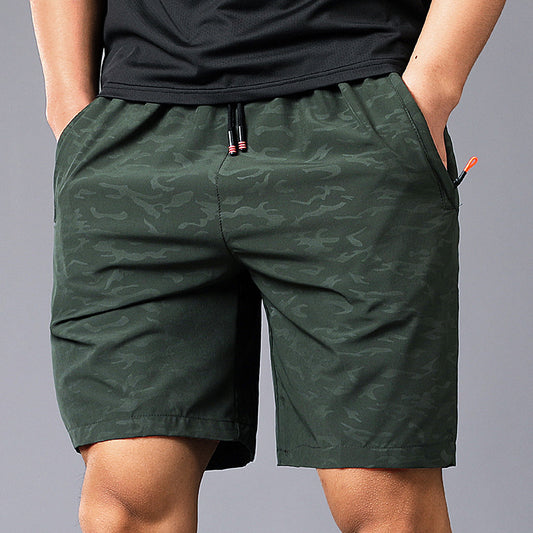 Quick-drying Shorts Men's Summer Thin Loose Plus Size Shorts Fat Outer Wear Running Shorts - Hipster Collections