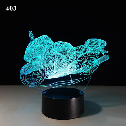 Motorcycle LED Desk Lamp - Hipster Collections