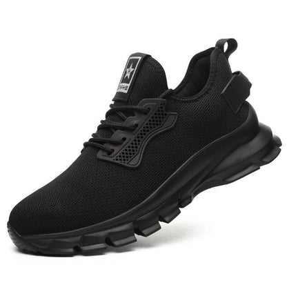 Camouflage Flying Woven Labor Protection Shoes With Steel Toe Caps - Hipster Collections