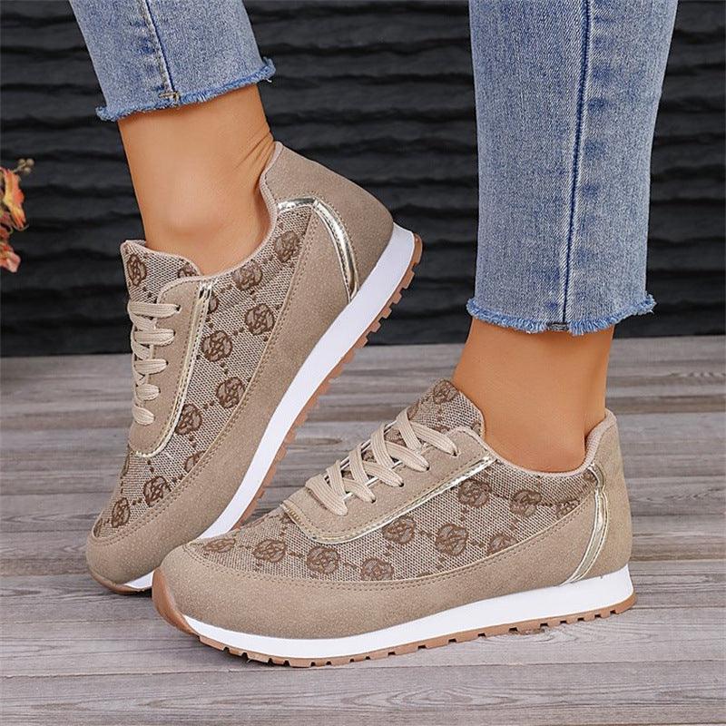 Lace-up Sneakers for Walking - Hipster Collections