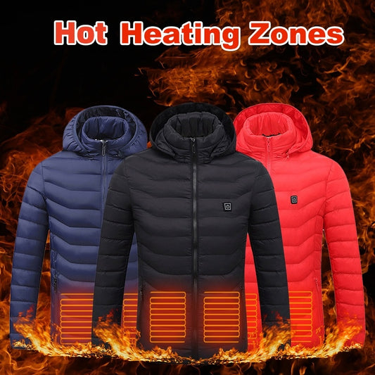 Heated Puffer Jacket - Hipster Collections