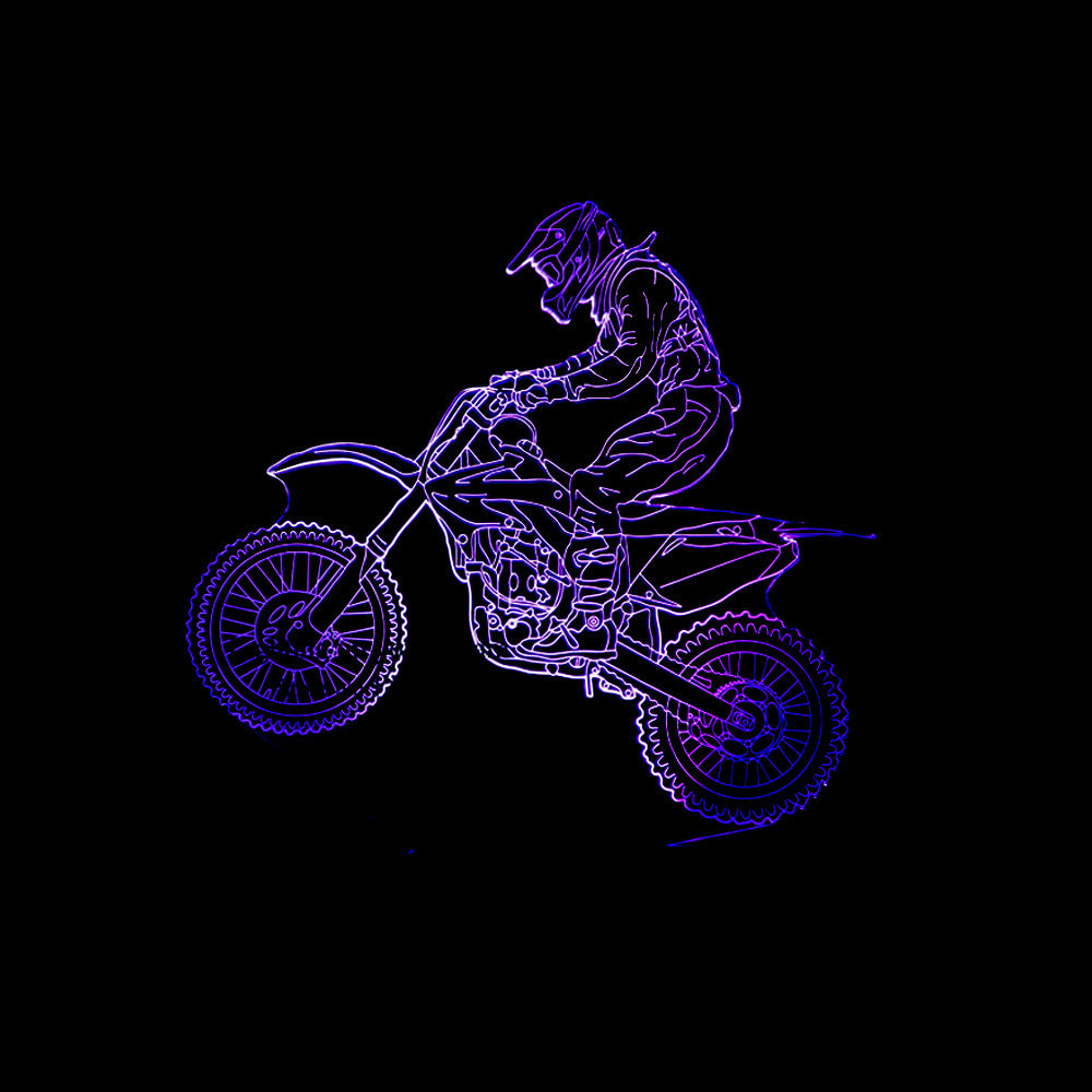 New Style Motorcycle 3D Lamp