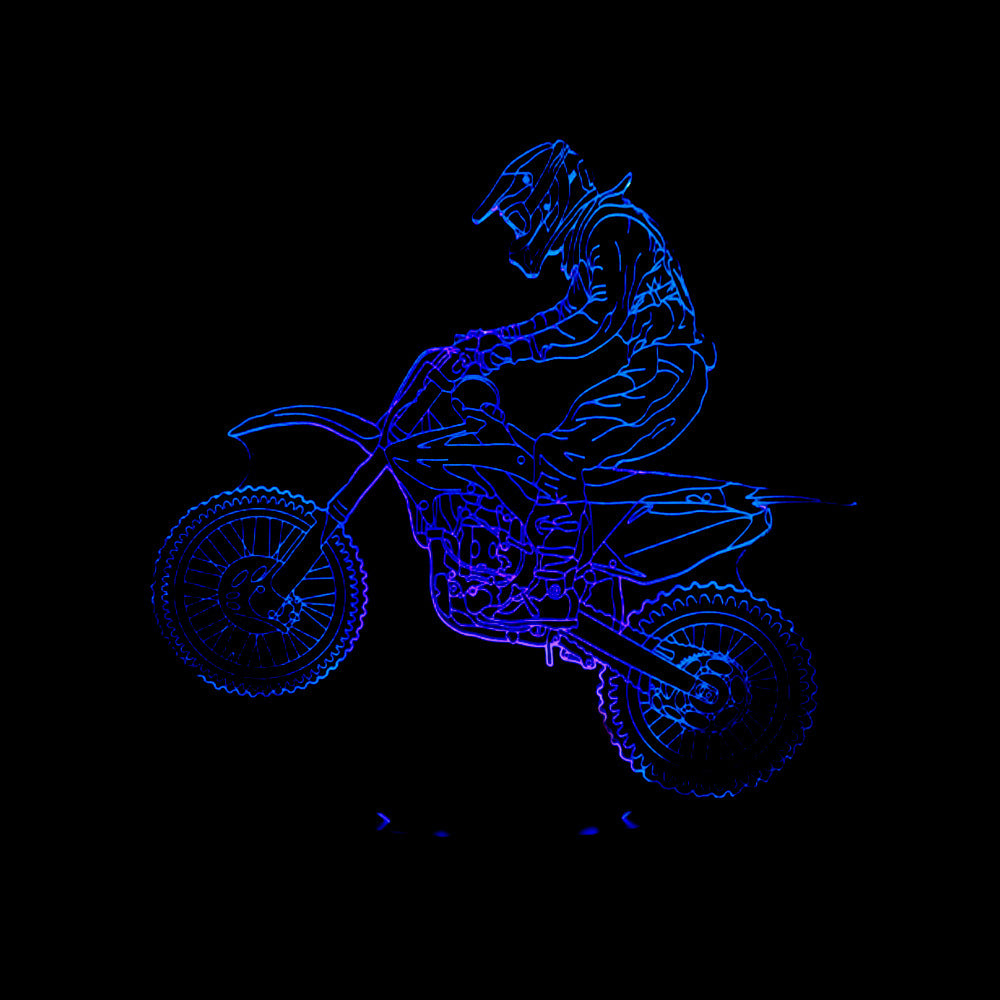 New Style Motorcycle 3D Lamp