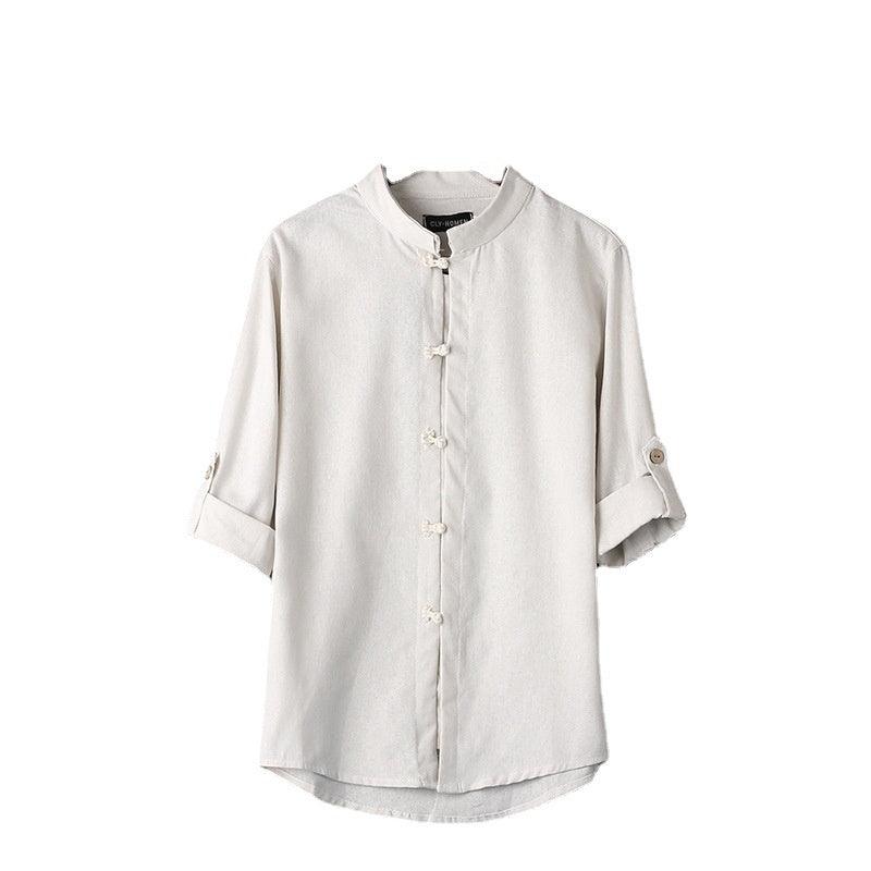 Men's Linen Vintage Plus Size Shirt - Hipster Collections