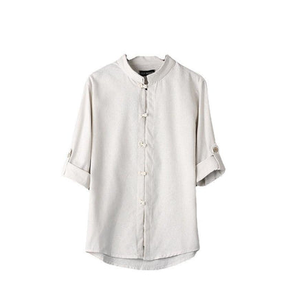 Men's Linen Vintage Plus Size Shirt - Hipster Collections