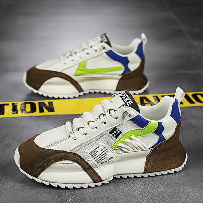 Breathable Casual Versatile Sneaker Men's Work Driving Work Platform Dad Shoes - Hipster Collections