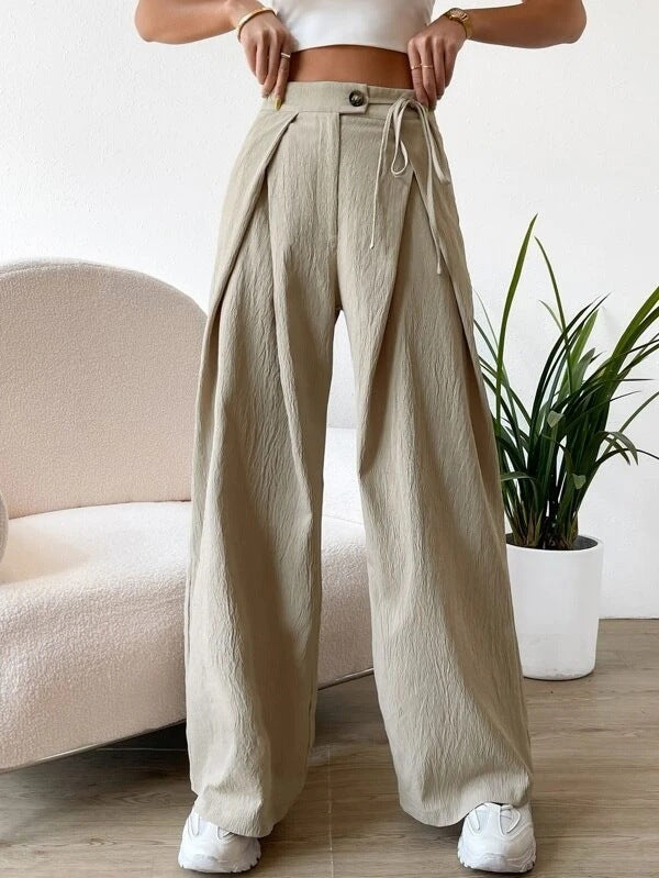 Casual Straight-leg Pants - Hipster Collections