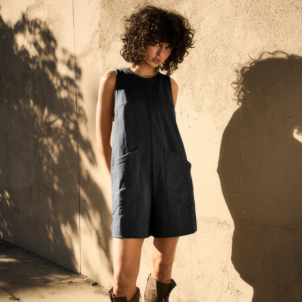 Loose Jumpsuit With Pockets - Hipster Collections