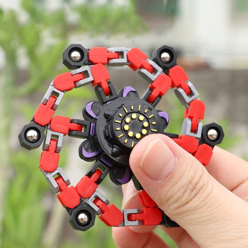 Deformed Fidget Spinner Chain Toys For Children