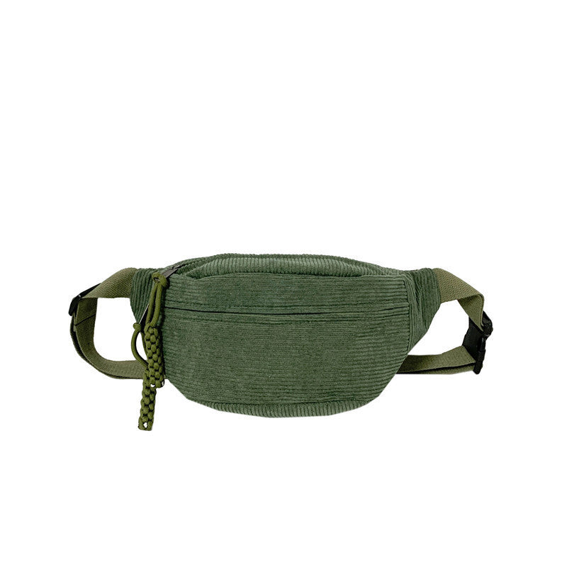 Women's Leisure Corduroy Lazy Corduroy Waist Bag - Hipster Collections