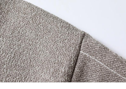 Men's Sweater Round Neck Long Sleeve Sweater Loose Splicing Knitwear Bottoming Top - Hipster Collections