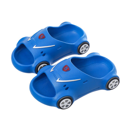 Unisex Kids Glowing Slippers Cartoon Car Sandals