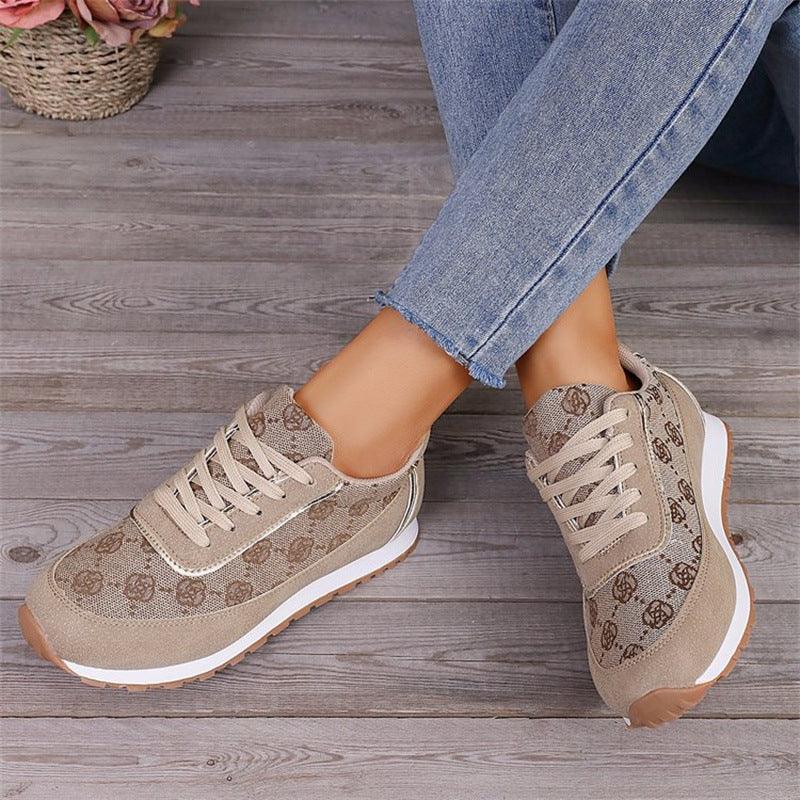 Lace-up Sneakers for Walking - Hipster Collections