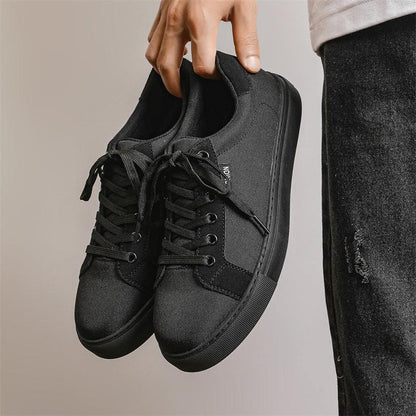 Plus Size Breathable Canvas Men's Sneakers - Hipster Collections