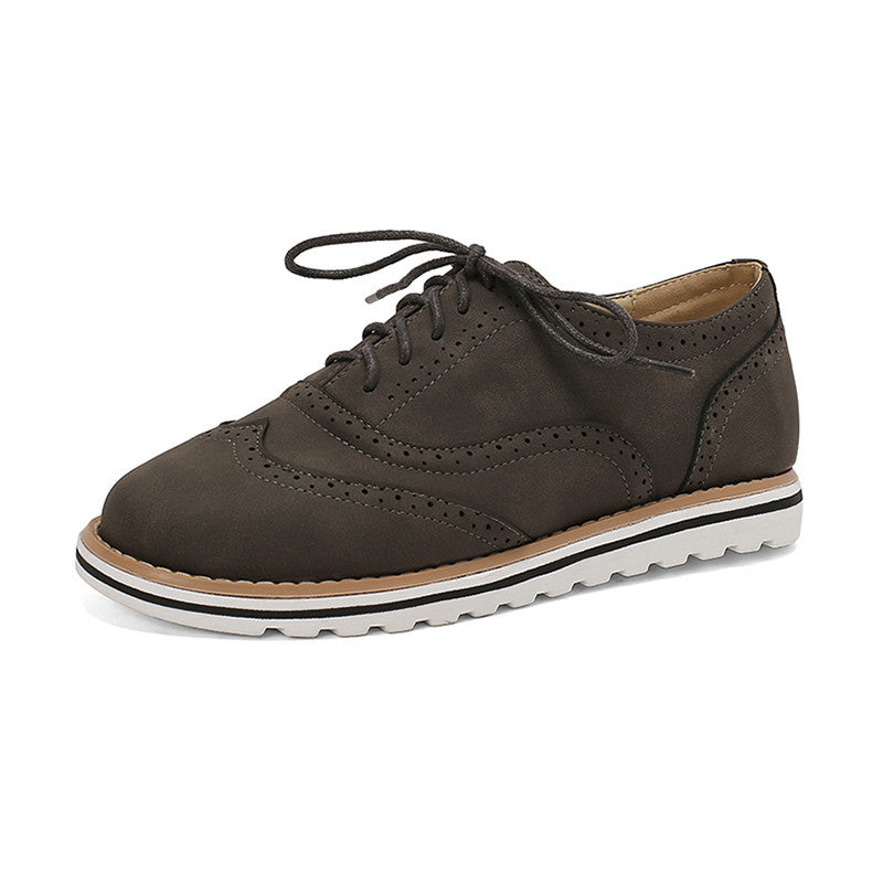 Brogue Burnt Women's Shoes Spring And Autumn - Hipster Collections