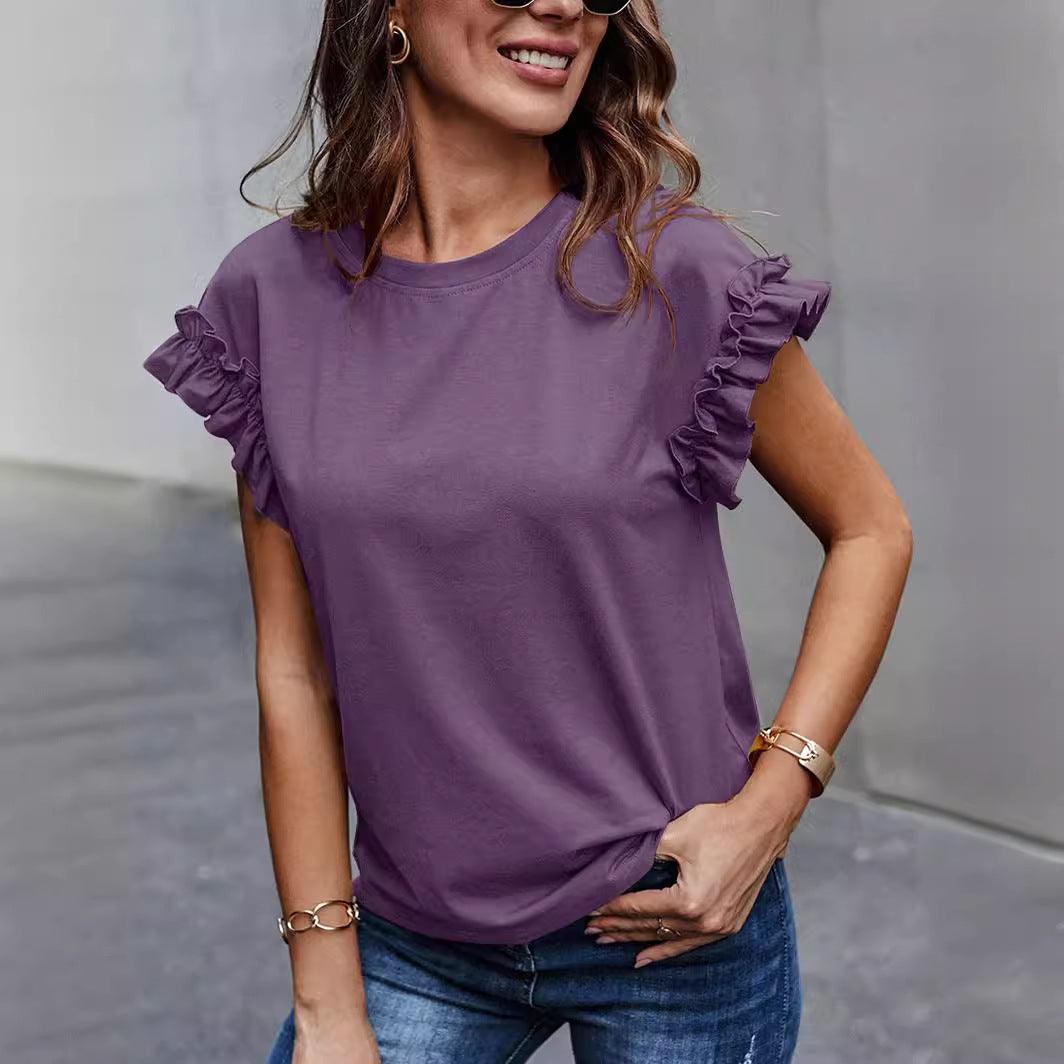 Stylish Sweet All-match Top T-shirt - Hipster Collections