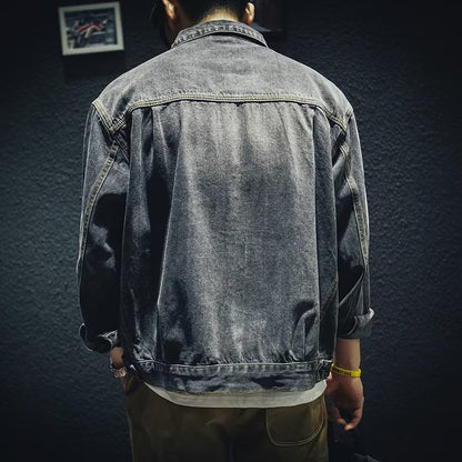 Tooling Jacket Distressed Casual Internet Hot Top - Hipster Collections