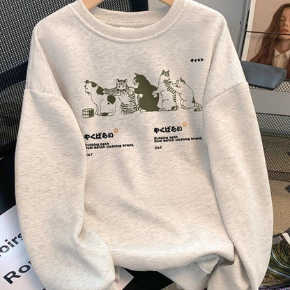 AutumnWinter Sweater Women's Printed Korean Style - Hipster Collections