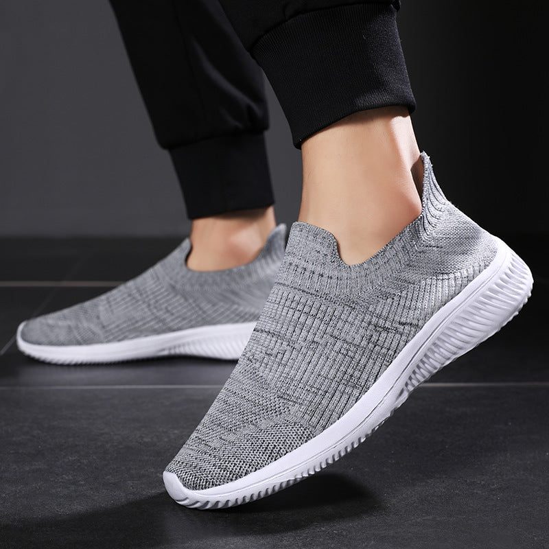 Plus Size Fly-kit Mesh Men's Shoes