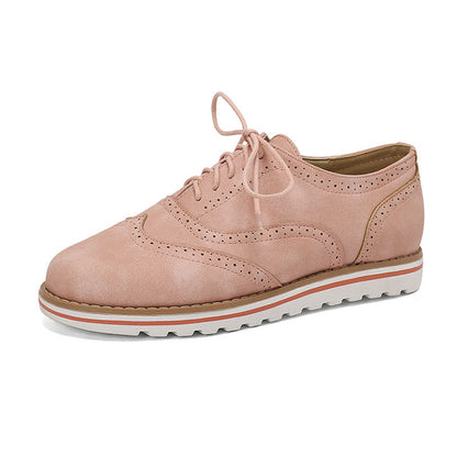 Brogue Burnt Women's Shoes Spring And Autumn - Hipster Collections