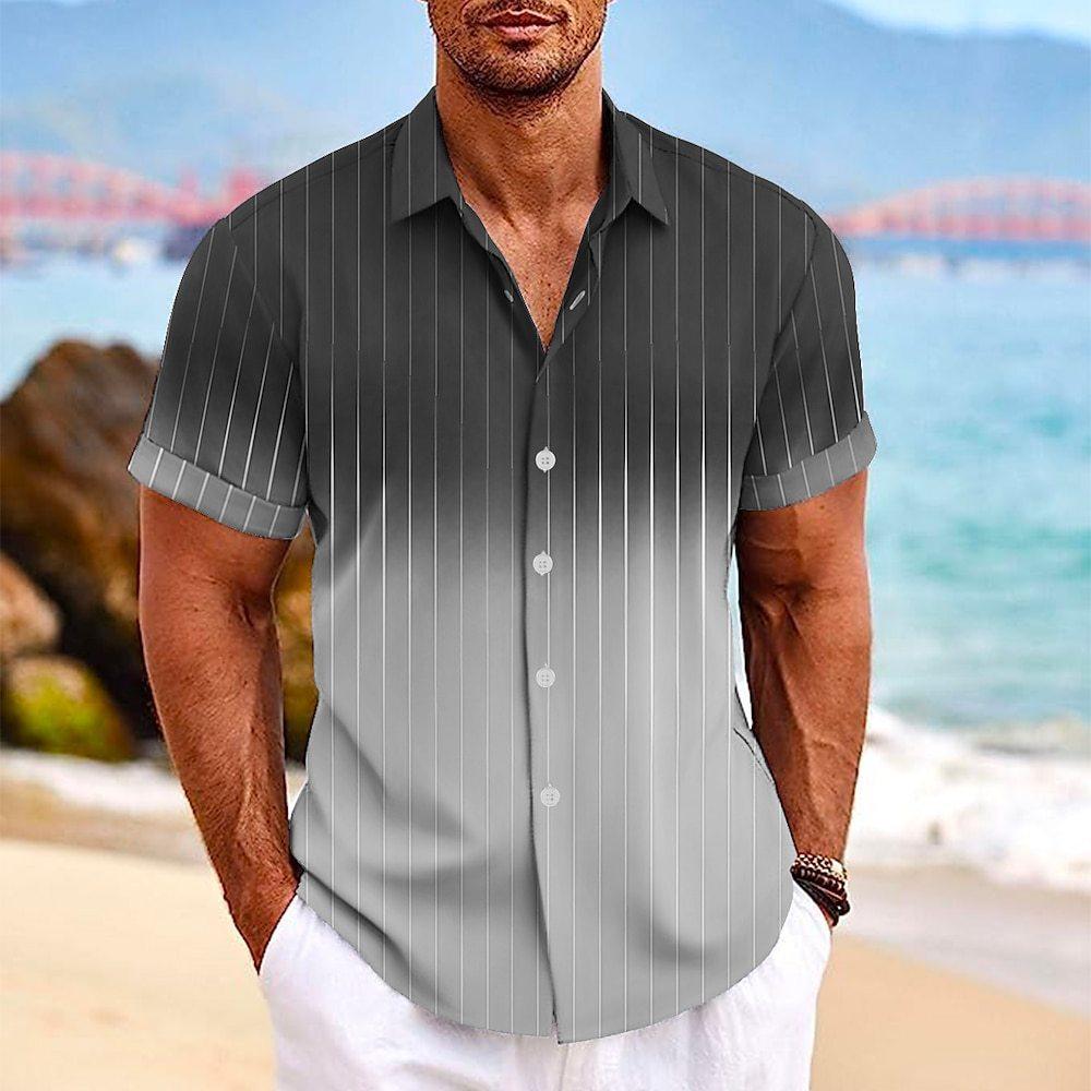 Lapel Button Short-sleeved Shirt - Hipster Collections