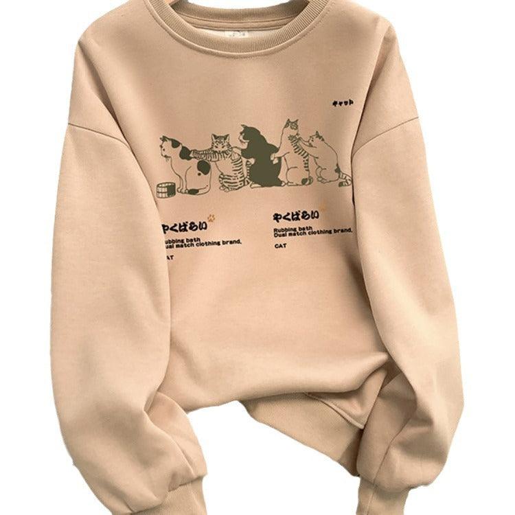AutumnWinter Sweater Women's Printed Korean Style - Hipster Collections