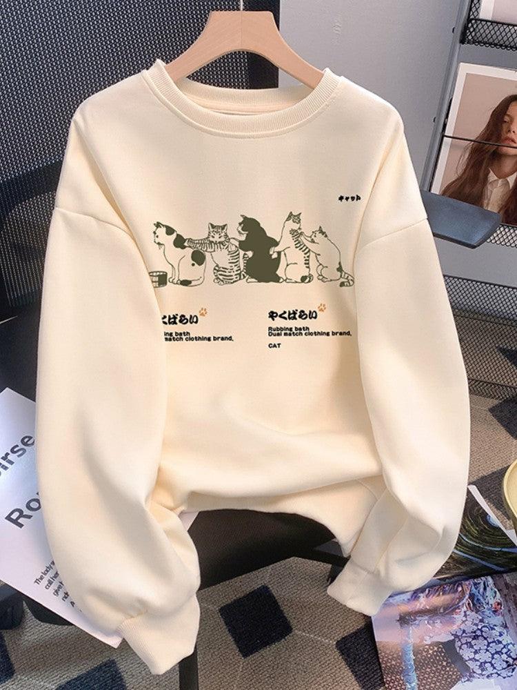 AutumnWinter Sweater Women's Printed Korean Style - Hipster Collections