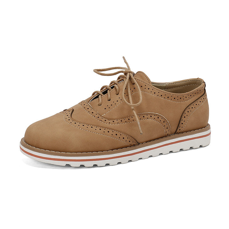 Brogue Burnt Women's Shoes Spring And Autumn - Hipster Collections