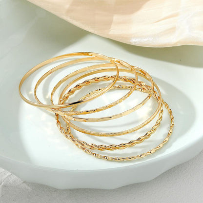 Bohemian Metal Chain Bracelet Set For Women - Hipster Collections