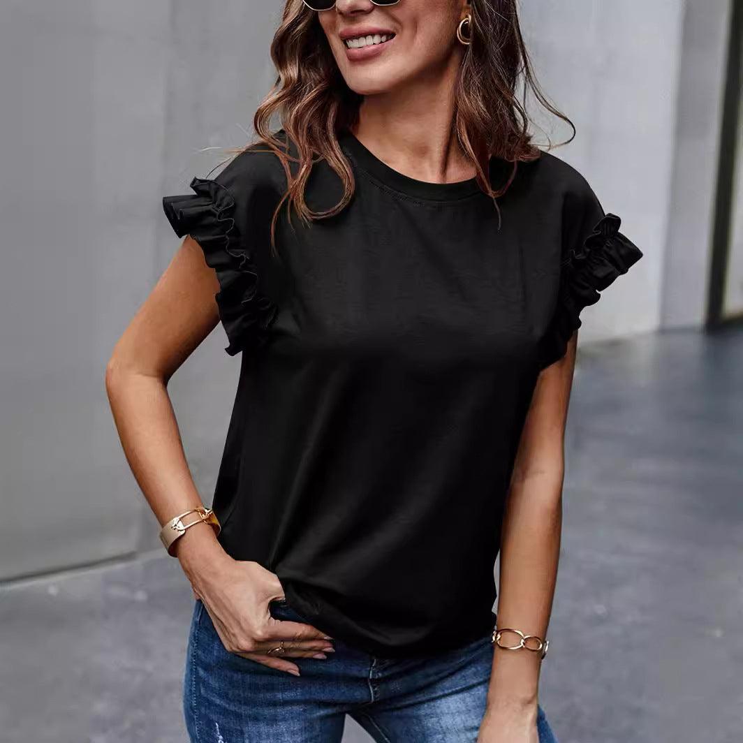 Stylish Sweet All-match Top T-shirt - Hipster Collections