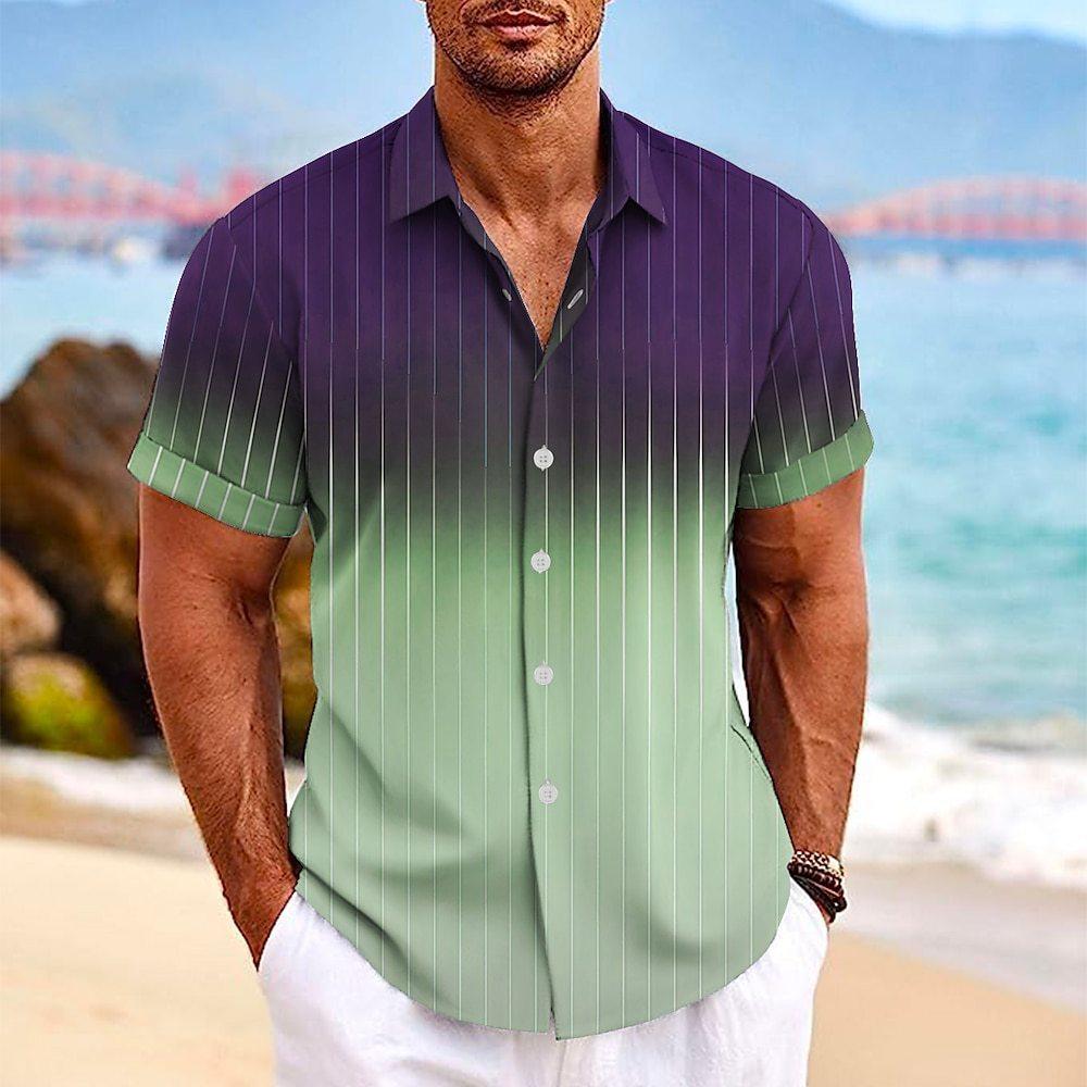 Lapel Button Short-sleeved Shirt - Hipster Collections