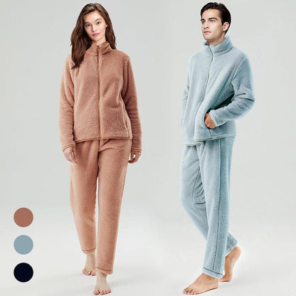 Comfortable Thickened Plush Warm Fashion Suit - Hipster Collections