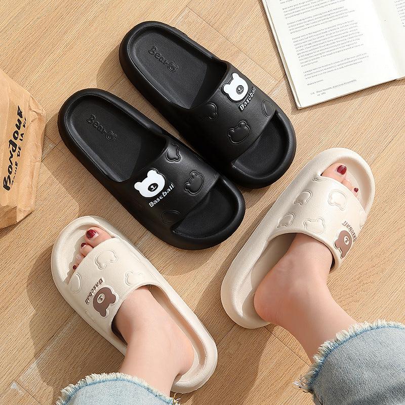 Cartoon Bear Slippers For Women - Hipster Collections