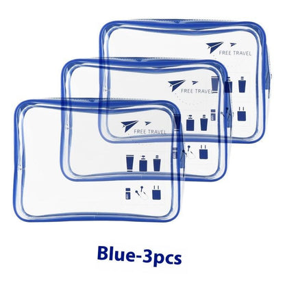 Multi-functional Transparent Travel Waterproof Portable Aviation Plastic Bag - Hipster Collections