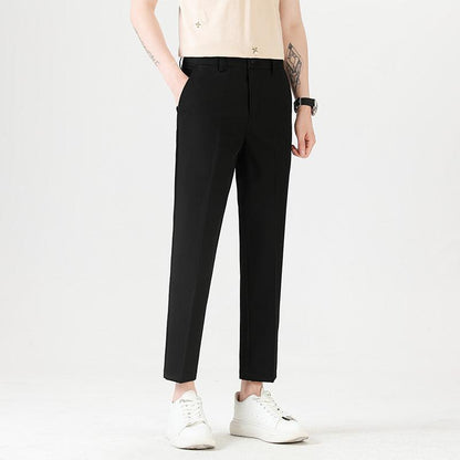 Light Luxury Men's Casual Small Trousers Stretch Pencil Pants Men's Trousers - Hipster Collections