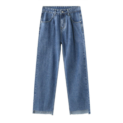 Simple Retro Casual Jeans Irregular - Hipster Collections