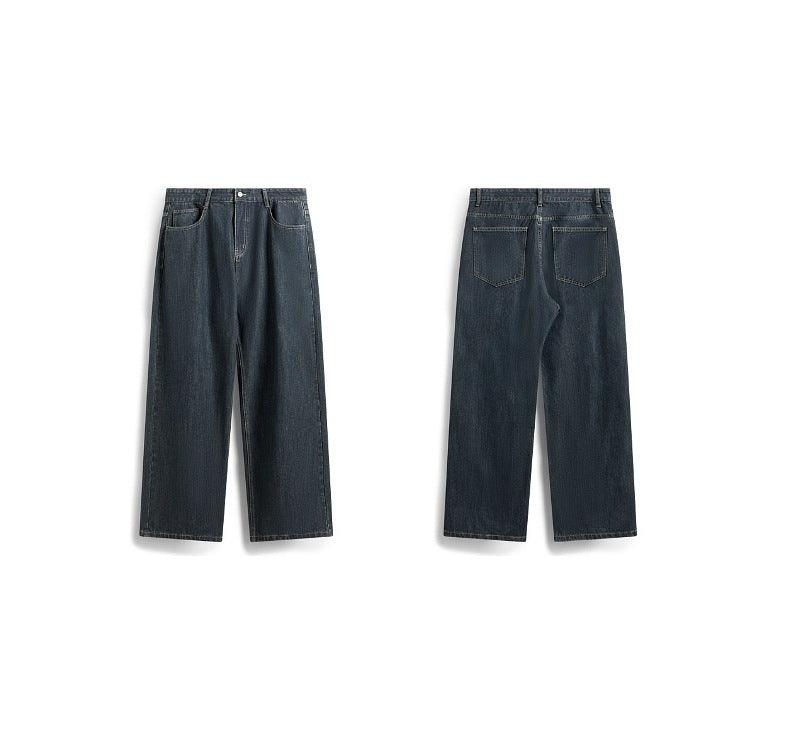 Summer Primary Color Loose Street Wide Leg Jeans - Hipster Collections