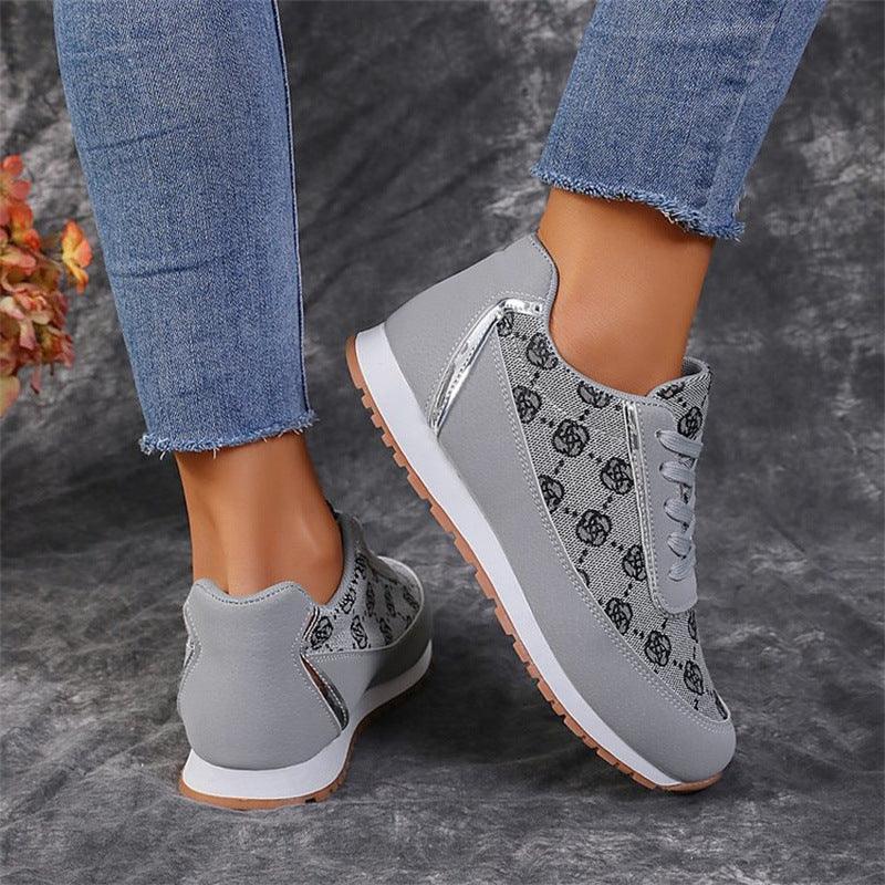 Lace-up Sneakers for Walking - Hipster Collections