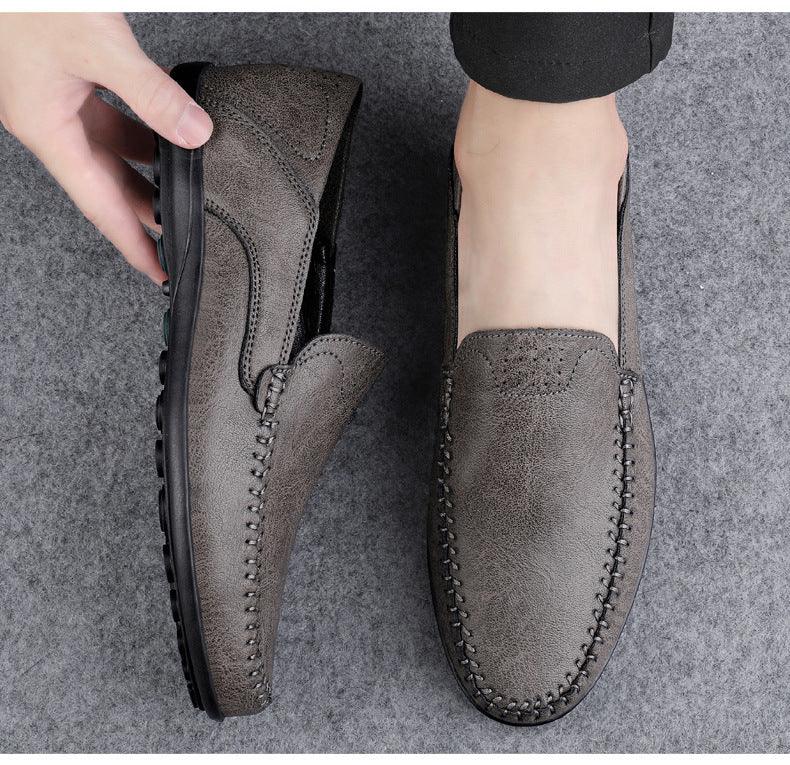 Summer Men's Slip-on Lofter Trendy British-style Casual Shoes - Hipster Collections