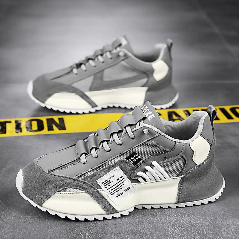 Breathable Casual Versatile Sneaker Men's Work Driving Work Platform Dad Shoes - Hipster Collections