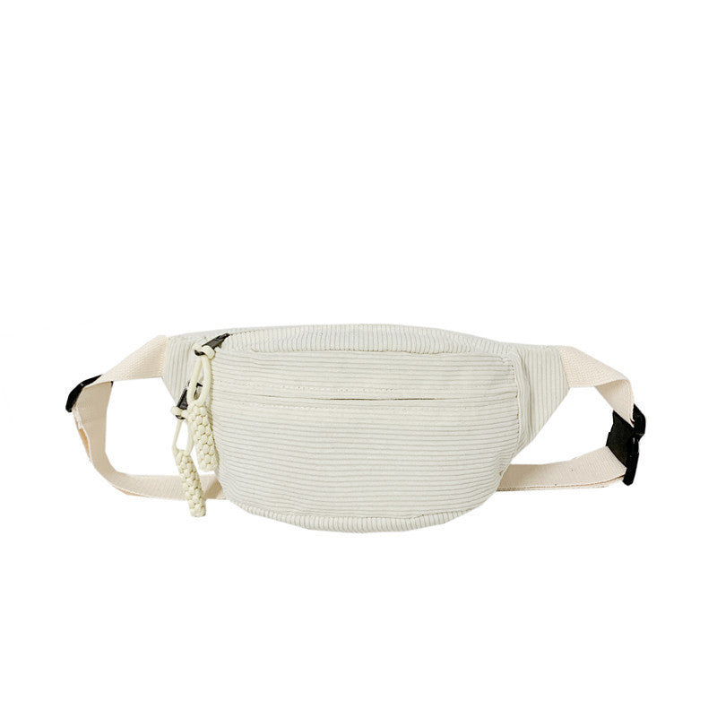 Women's Leisure Corduroy Lazy Corduroy Waist Bag - Hipster Collections